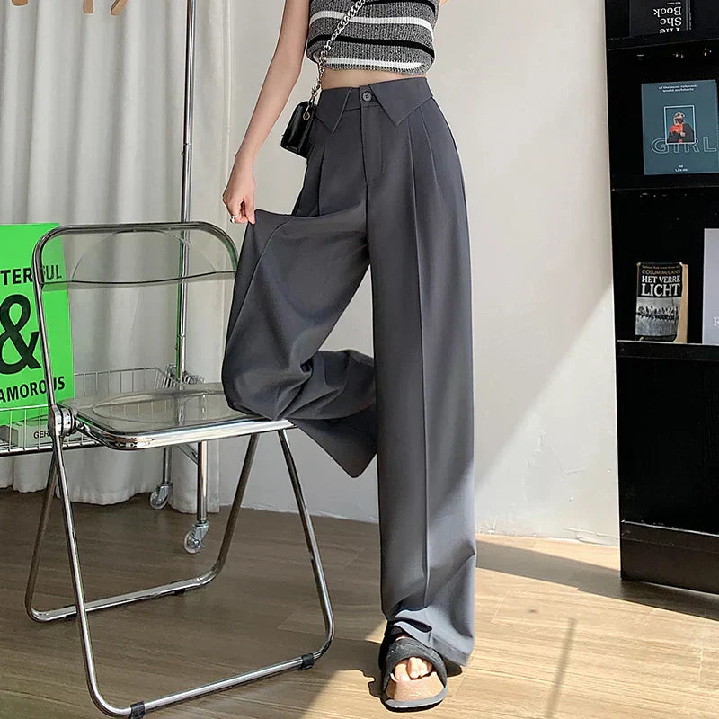 Alva | Strukturierte Eleganz – ausgestellte Hose