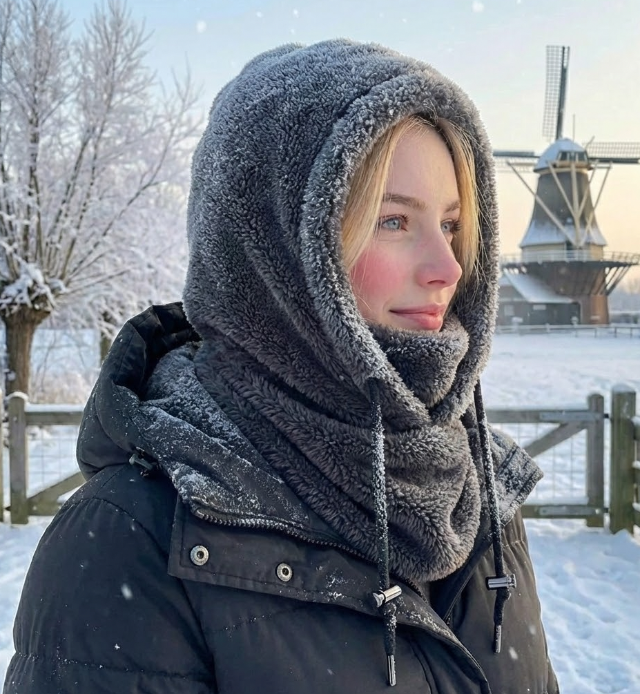 The Frost Hug Hoodie | Dein winterlicher Kokon aus Wärme und Komfort | Langer Hals