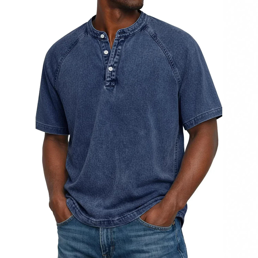 Pedro | Vintage-Herrenhemd mit Knöpfen