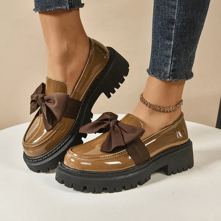 Valentina | Loafer mit klobiger Schleife