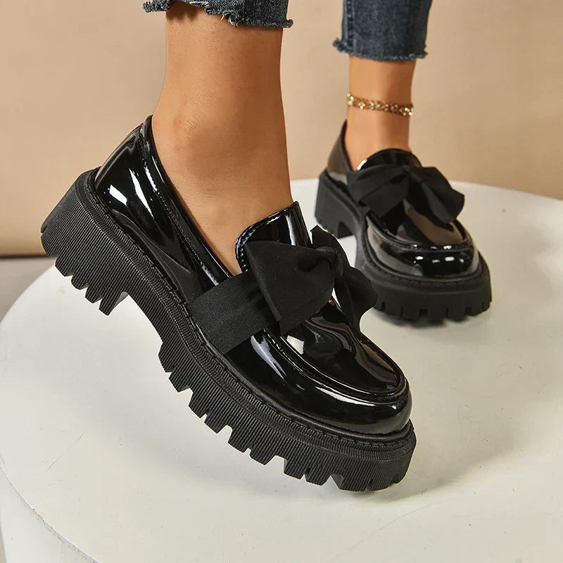 Valentina | Loafer mit klobiger Schleife