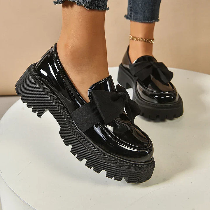 Valentina | Loafer mit klobiger Schleife