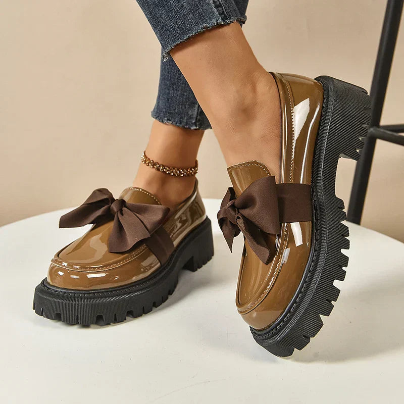 Valentina | Loafer mit klobiger Schleife