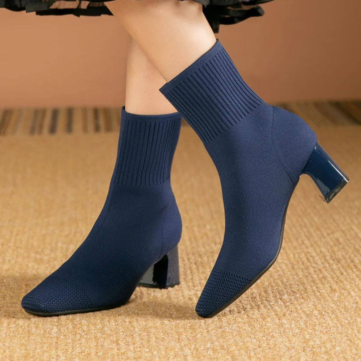 Selma | Elegante gestrickte Stiefeletten