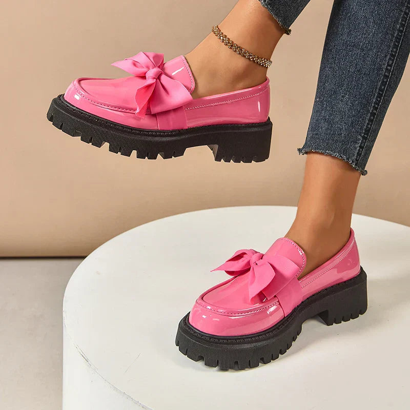 Valentina | Loafer mit klobiger Schleife