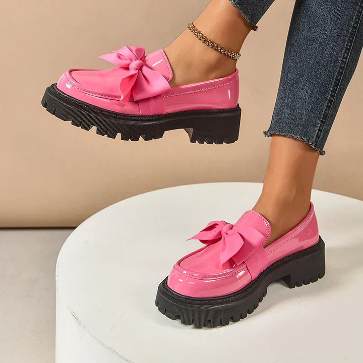 Valentina | Loafer mit klobiger Schleife