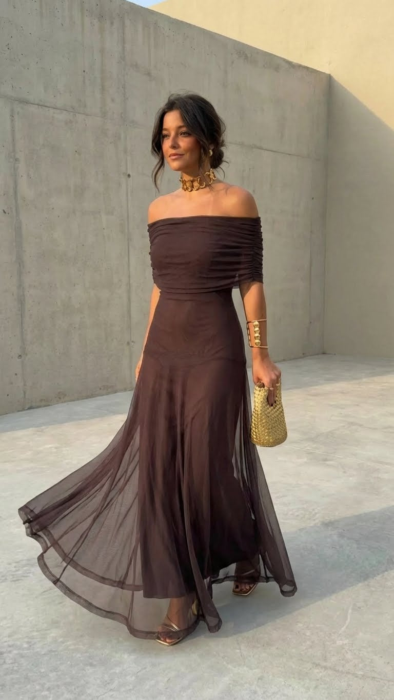 GIORGINA | Langes Designerkleid