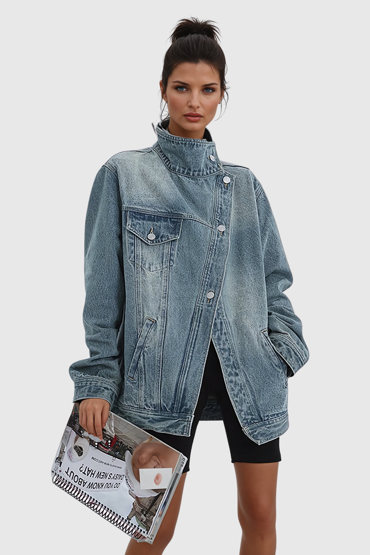 Vivid Twist Denim | Jeansjacke