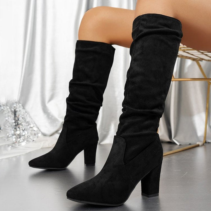 Daniela | Elegante hohe Stiefel mit Absatz
