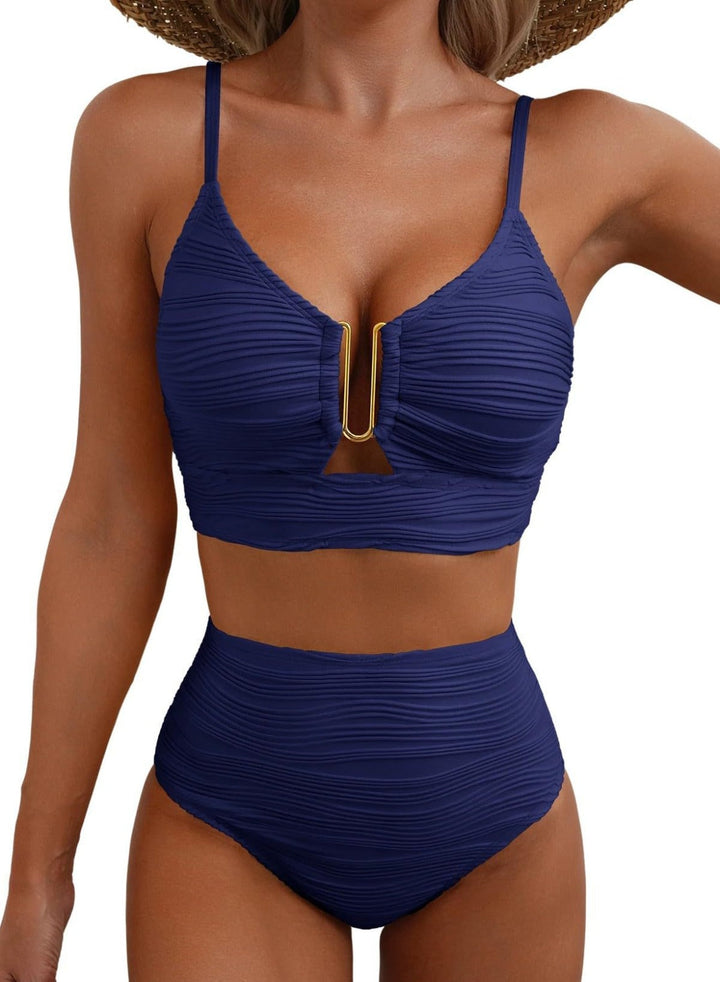 Luna | Push-up-Bikini mit hoher Taille