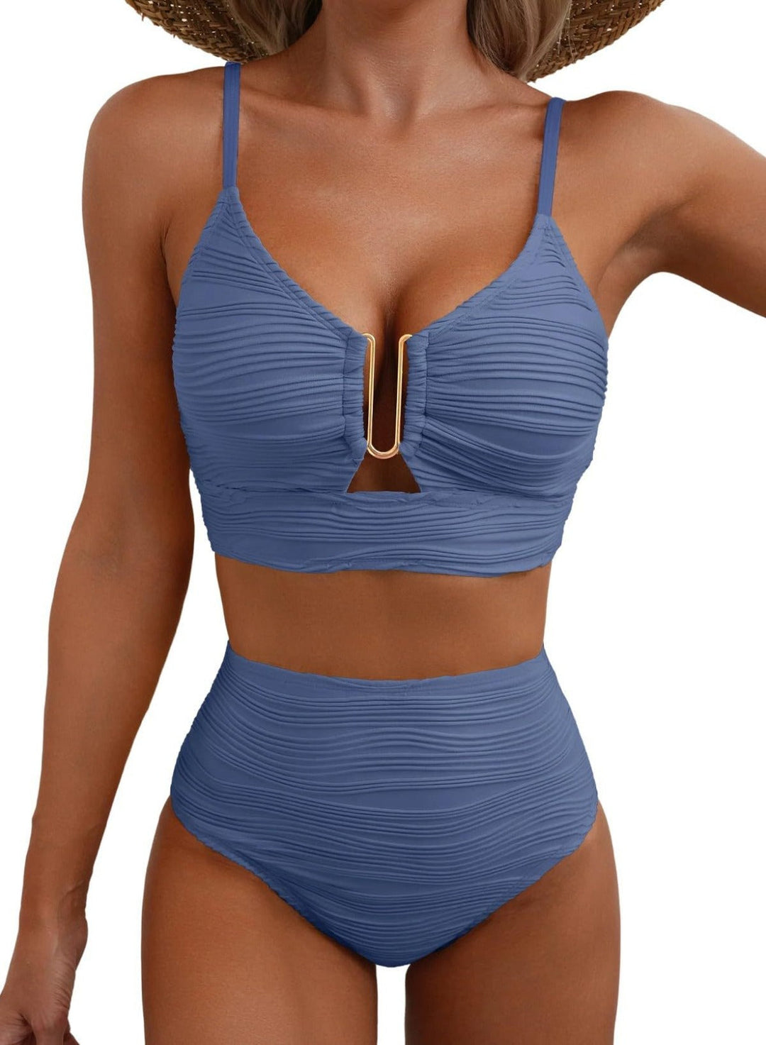 Luna | Push-up-Bikini mit hoher Taille
