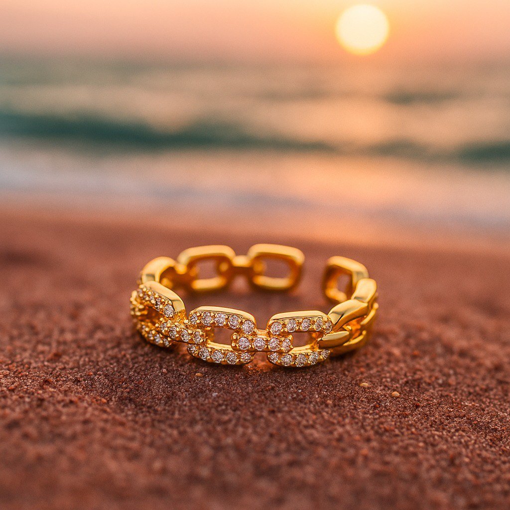 Karin | Ring aus Zirkoniumgold