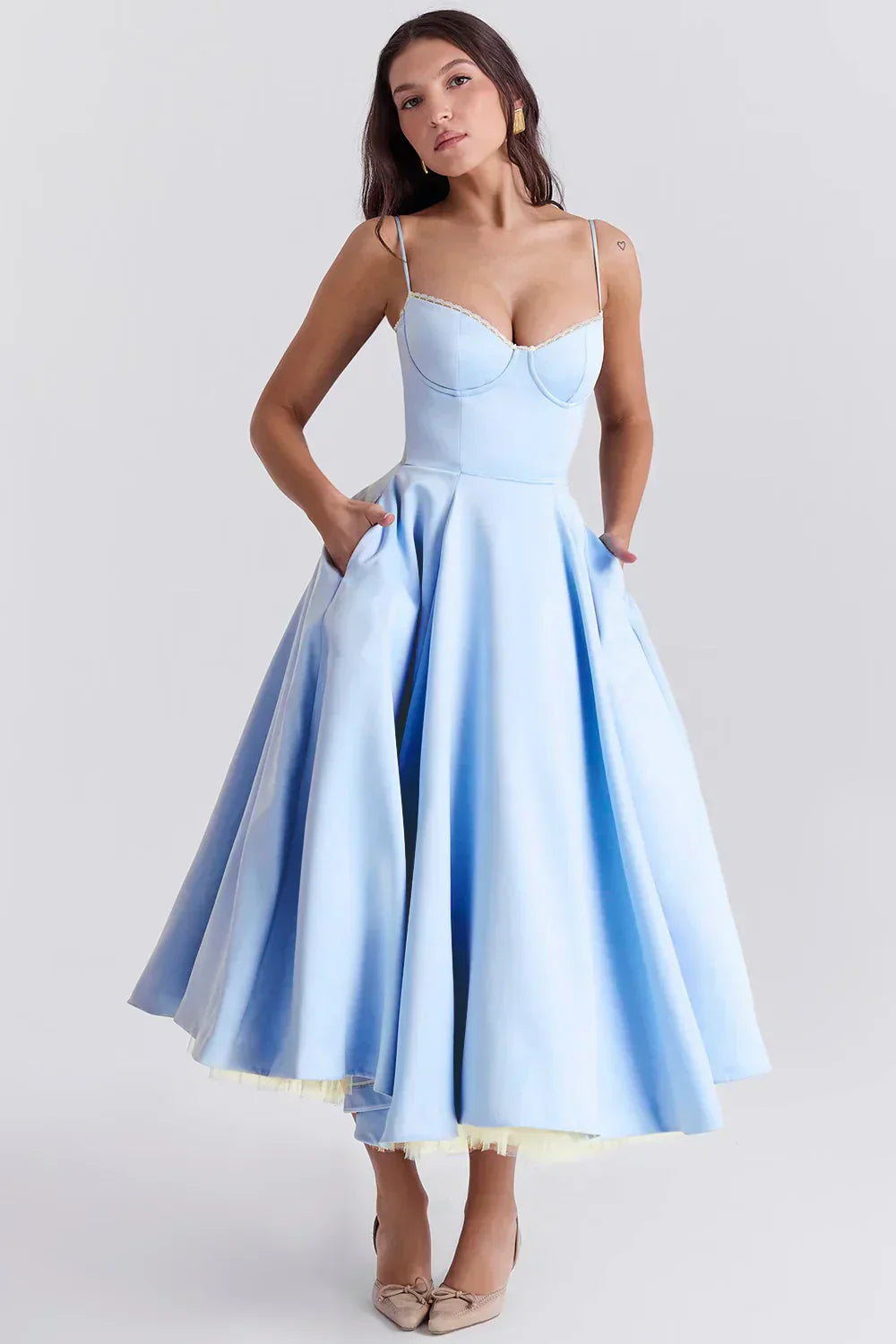 Arielle | Luxuriöses Midi-Kleid