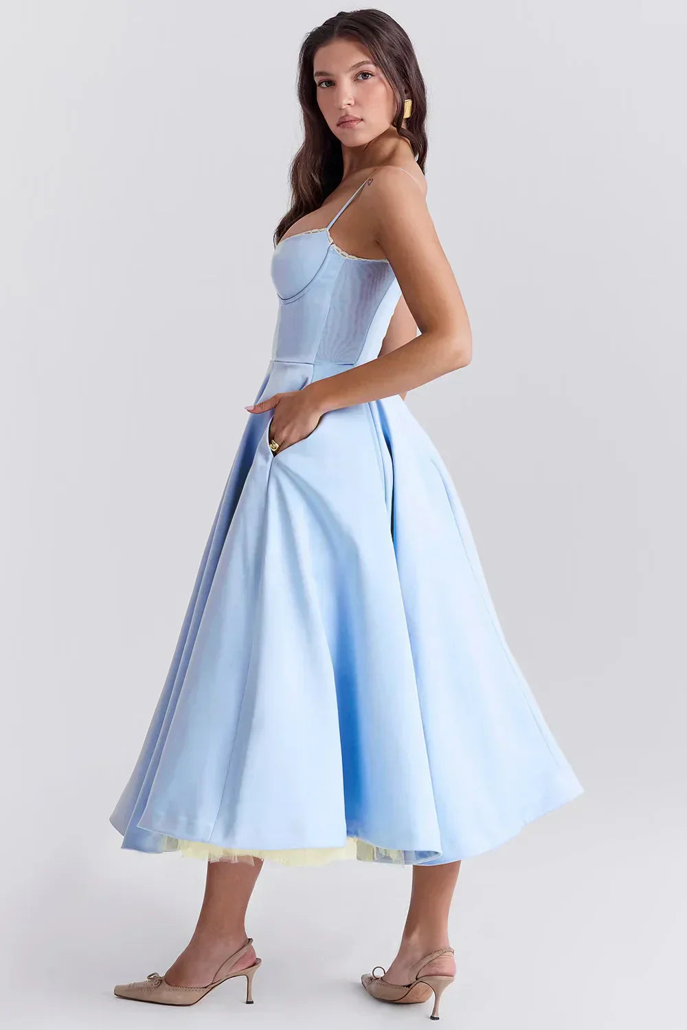 Arielle | Luxuriöses Midi-Kleid