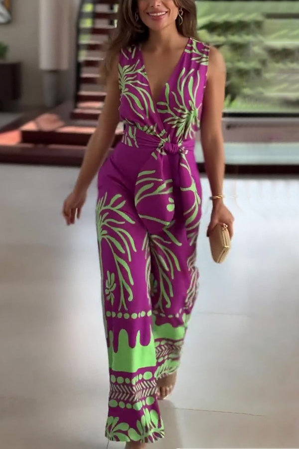 Viola | Ärmelloser Blumensommeranzug