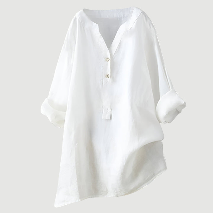 Jenny | Luftige und Bequeme Leinen Damenbluse