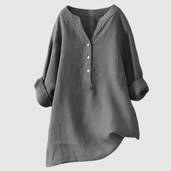 Jenny | Luftige und Bequeme Leinen Damenbluse