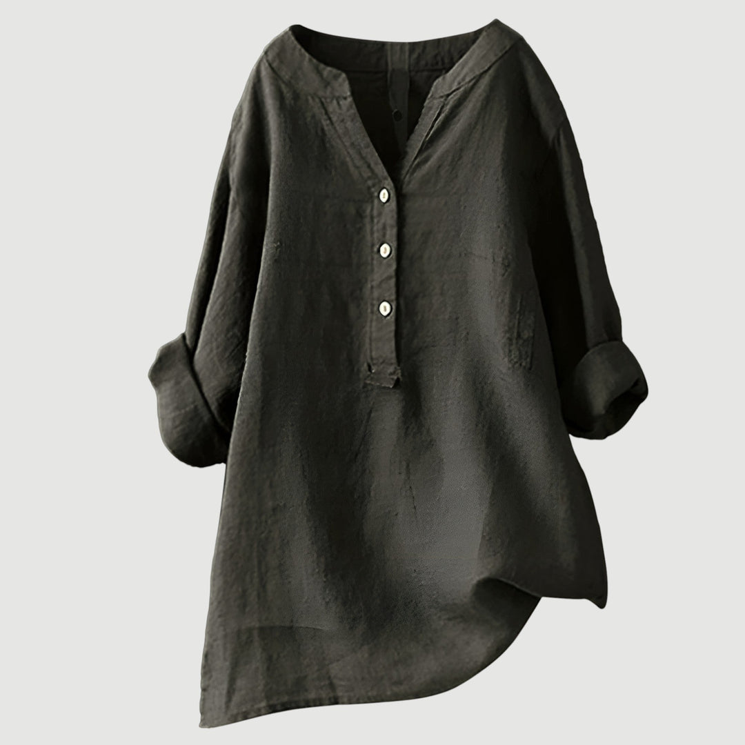 Jenny | Luftige und Bequeme Leinen Damenbluse