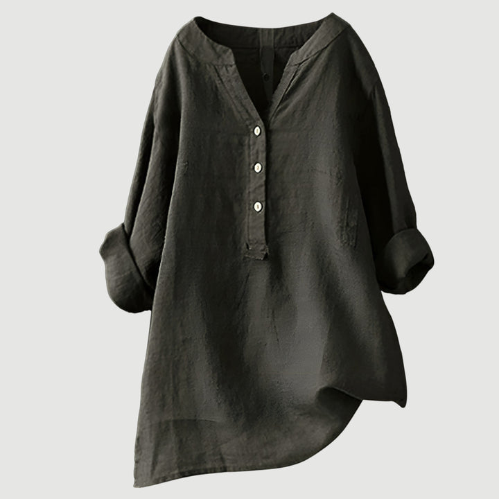 Jenny | Luftige und Bequeme Leinen Damenbluse