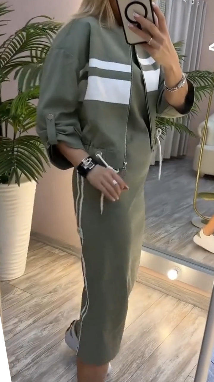 Dagmar | Kleid mit Rundhalsausschnitt und Damenblazer, Freizeitanzug