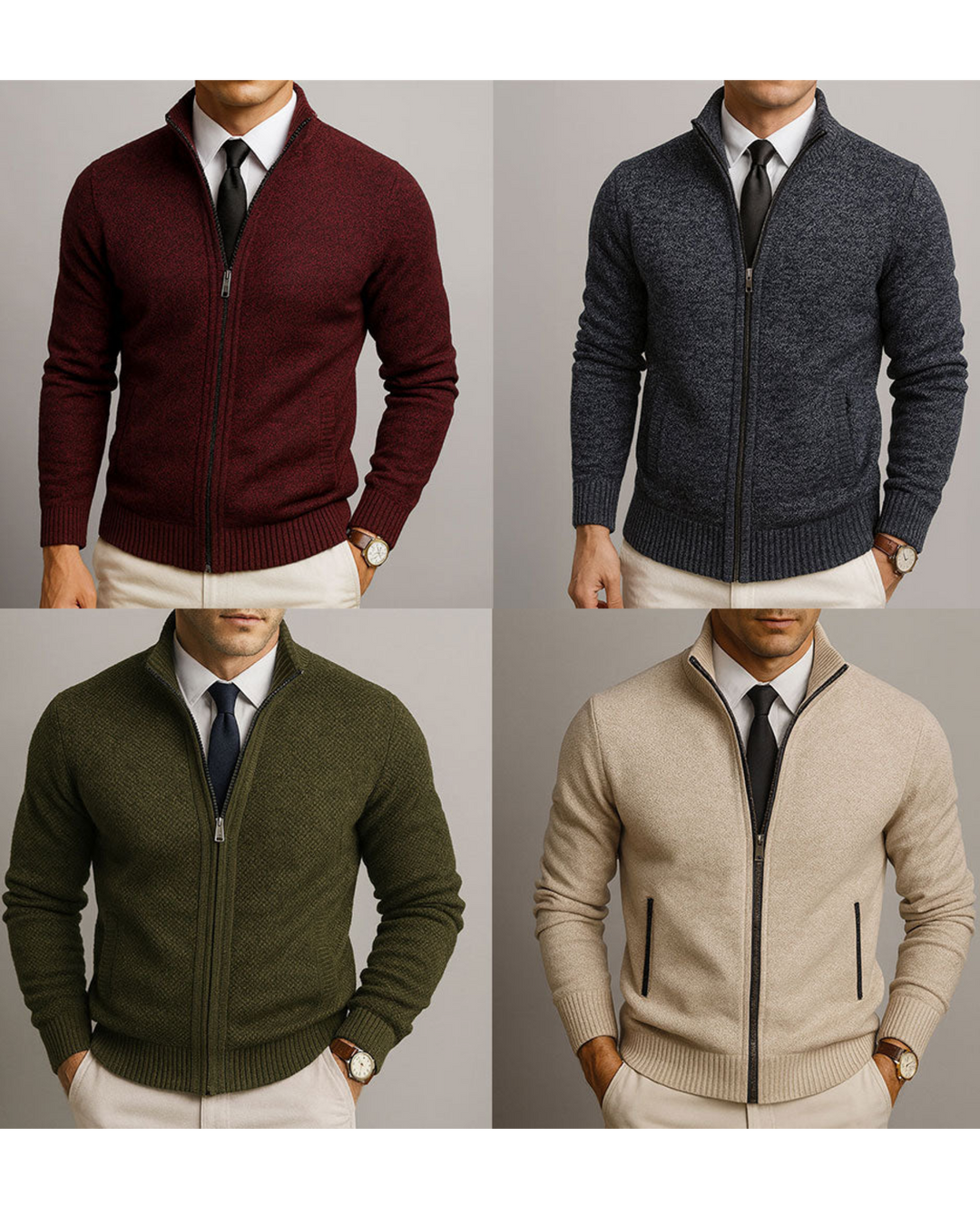 LEANDRO | STRICKJACKE AUS MERINOWOLLE