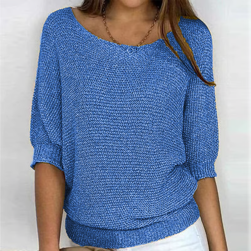 Iris™ | Leichter Sommerpullover mit 3/4-Ärmeln – Komfort & lässige Eleganz