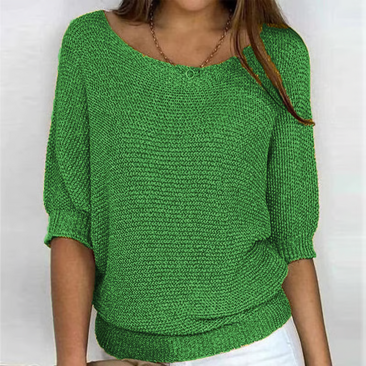 Iris™ | Leichter Sommerpullover mit 3/4-Ärmeln – Komfort & lässige Eleganz