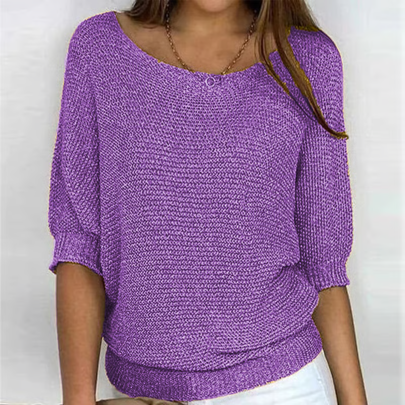 Iris™ | Leichter Sommerpullover mit 3/4-Ärmeln – Komfort & lässige Eleganz