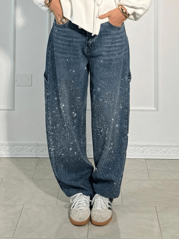 Ava | Premium-Jeans im Carpenter-Stil mit Ballonbeinen