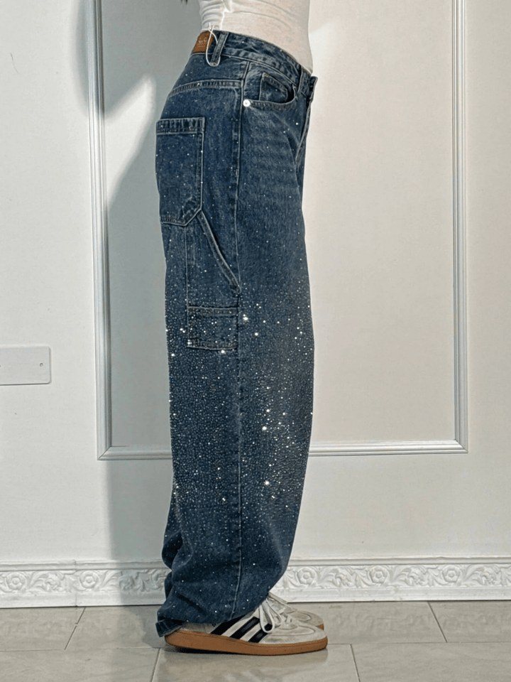 Ava | Premium-Jeans im Carpenter-Stil mit Ballonbeinen