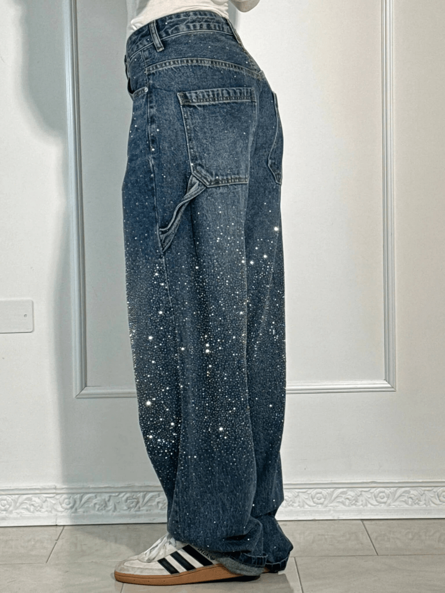 Ava | Premium-Jeans im Carpenter-Stil mit Ballonbeinen