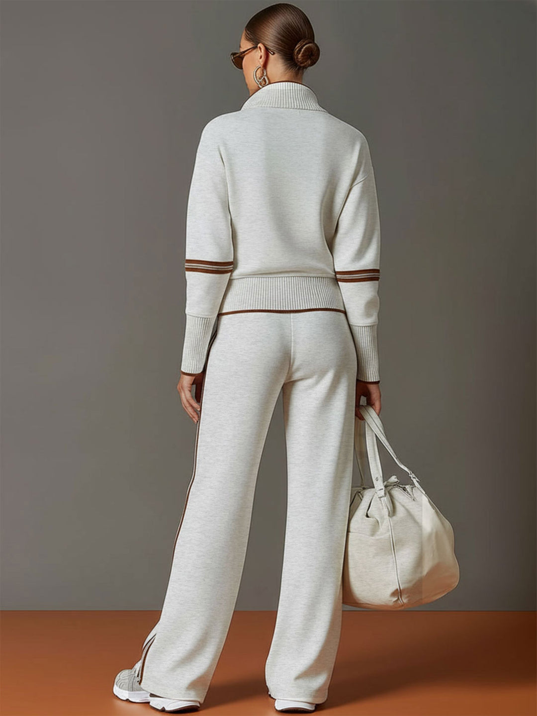 Marietta | Bluse und Hose mit weitem Bein