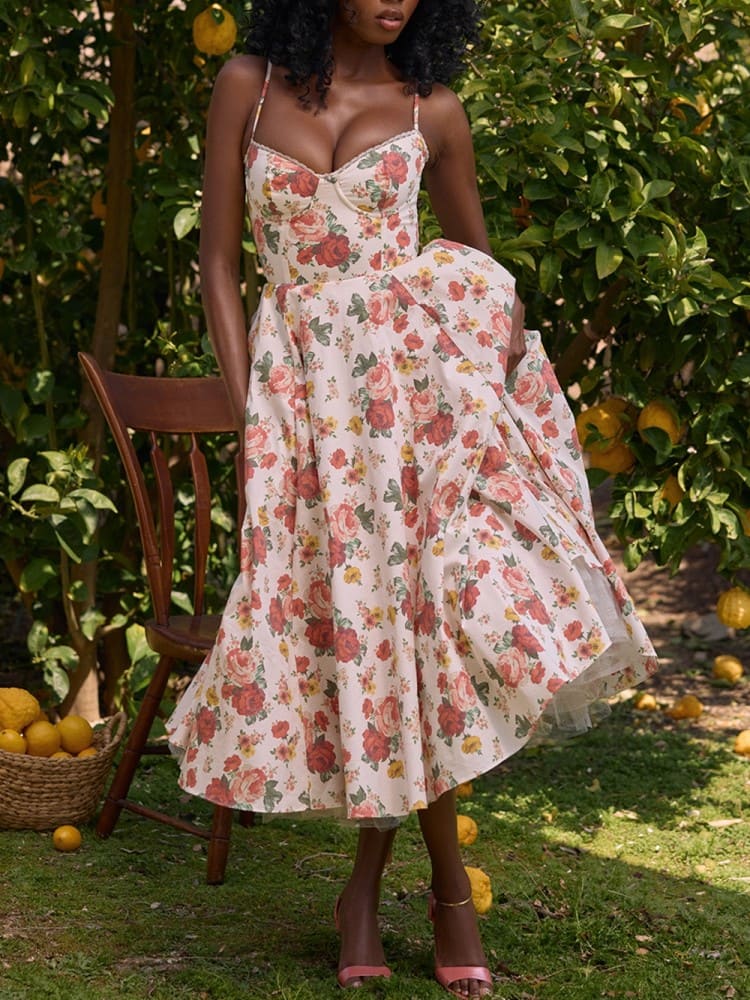 Arielle | Luxuriöses Midi-Kleid