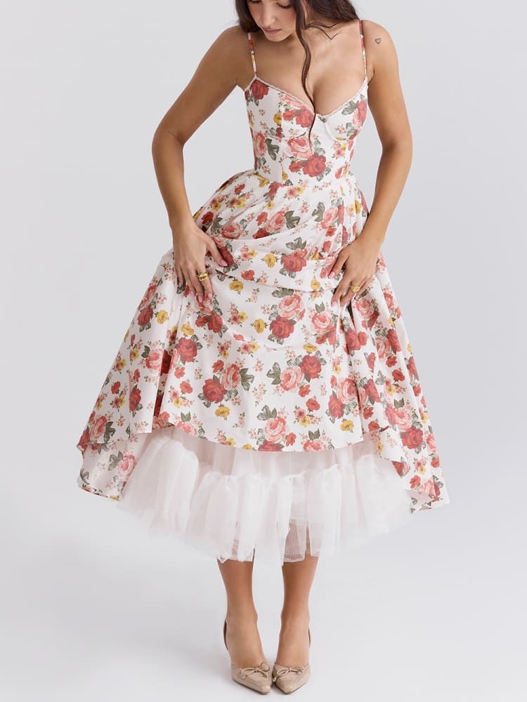 Arielle | Luxuriöses Midi-Kleid