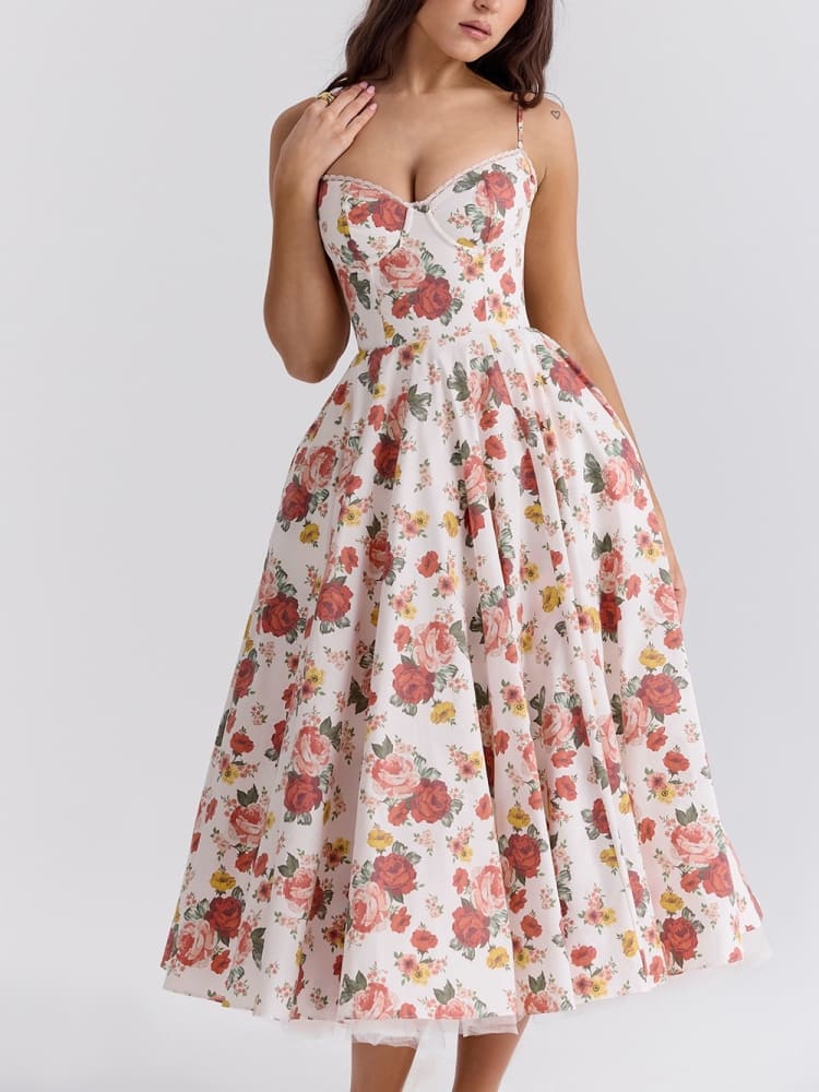 Arielle | Luxuriöses Midi-Kleid