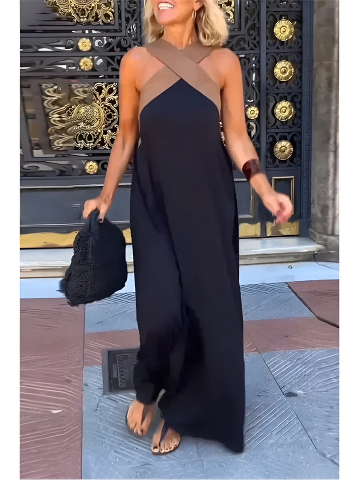 Amélie | Elegantes Sommerkleid mit gekreuztem Ausschnitt