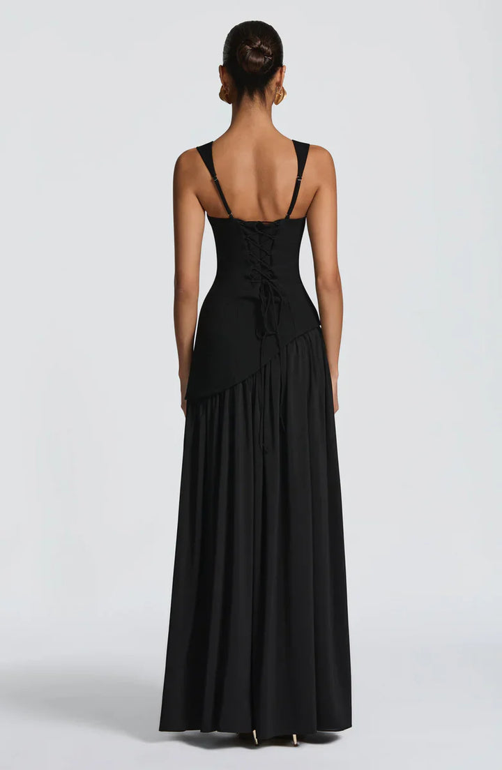 ZAFIRA | Langes Lackkleid