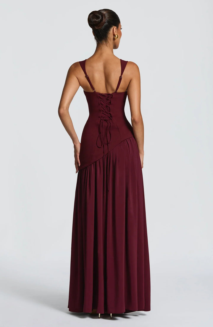 ZAFIRA | Langes Lackkleid