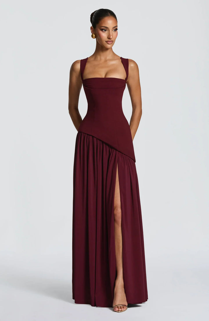 ZAFIRA | Langes Lackkleid