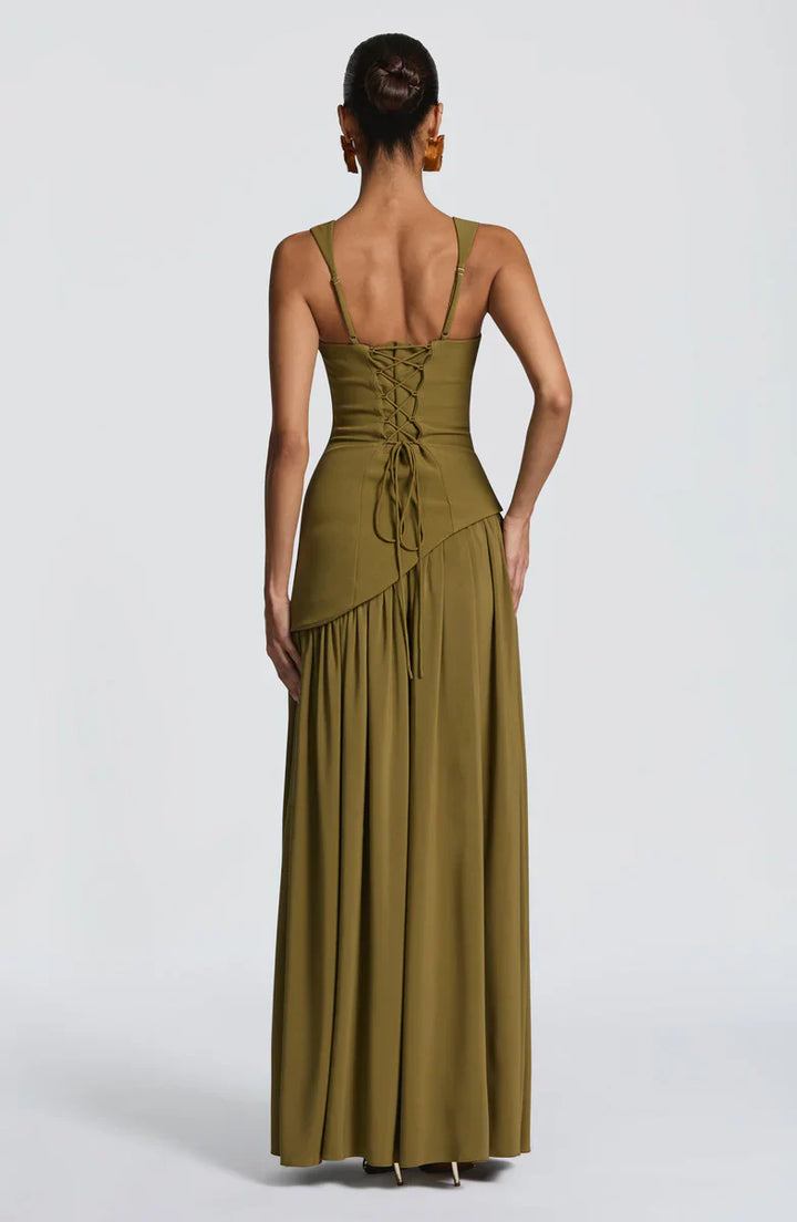 ZAFIRA | Langes Lackkleid